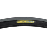 Close up of the 26 x 1 in. (25-590) Primo V-Trak Wheelchair Tire showing sidewall
